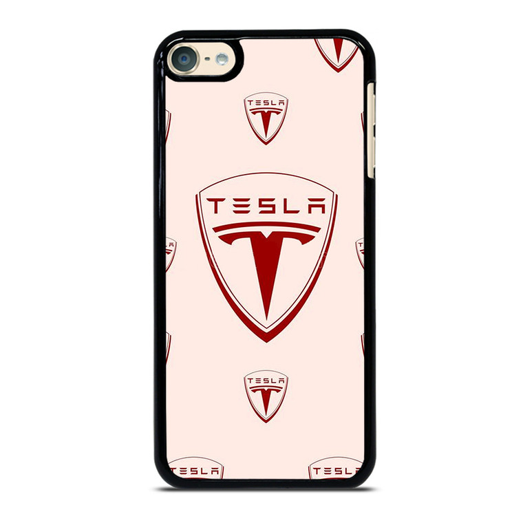 TESLA CAR LOGO COLLAGE iPod Touch 6 Case