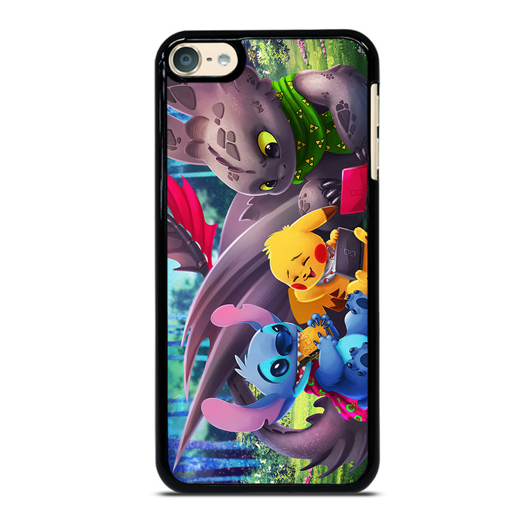 TOOTHLESS STITCH PIKACHU iPod Touch 6 Case