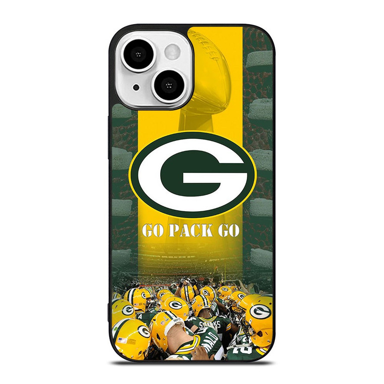 GREEN BAY PACKERS GO PACK GO iPhone 13 Mini Case Cover