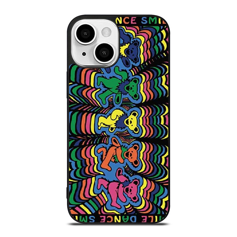 GRATEFUL DEAD SMILE DANCING BEARS iPhone 13 Mini Case Cover