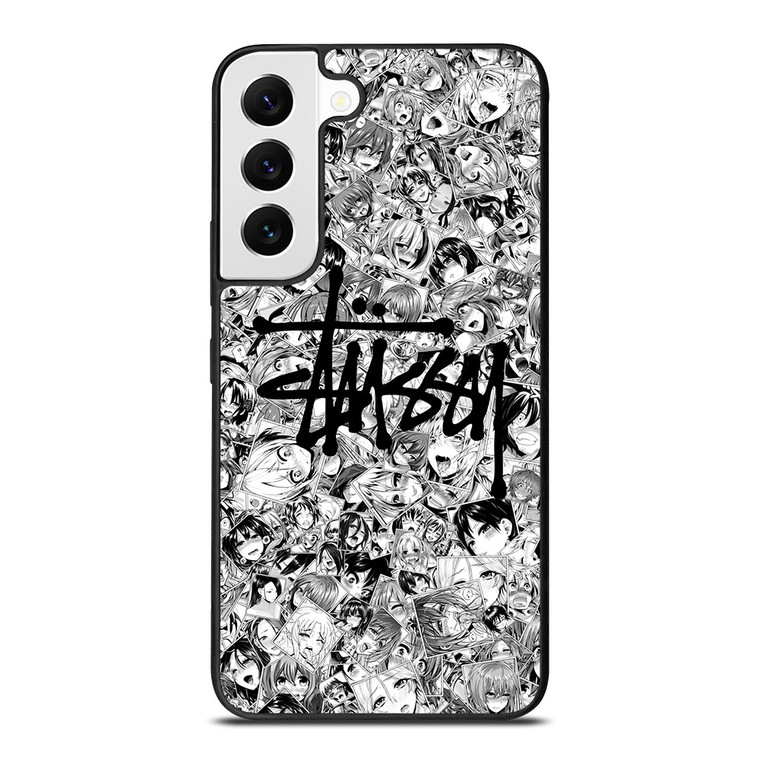 AHEGAO ANIME STUSSY Samsung Galaxy S22 Case Cover AHEGAO ANIME STUSSY Samsung Galaxy S22 Case Cover