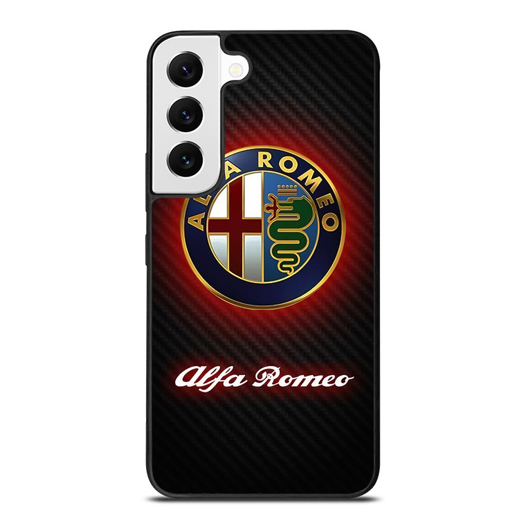 ALFA ROMEO RED CARBON LOGO Samsung Galaxy S22 Case Cover