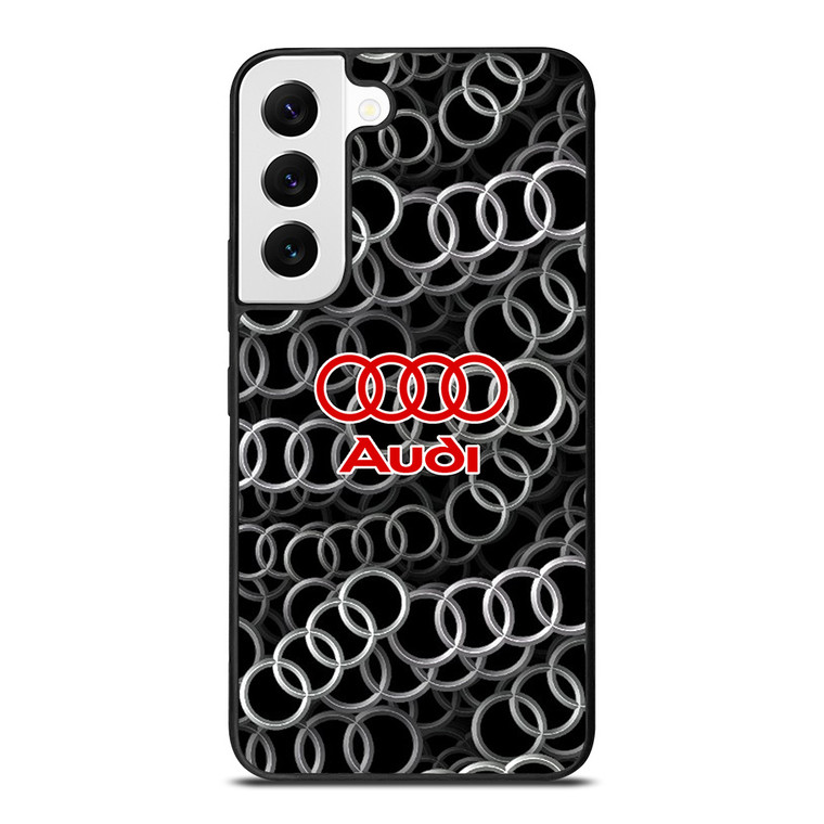 AUDI RING LOGO PATTERN Samsung Galaxy S22 Case Cover