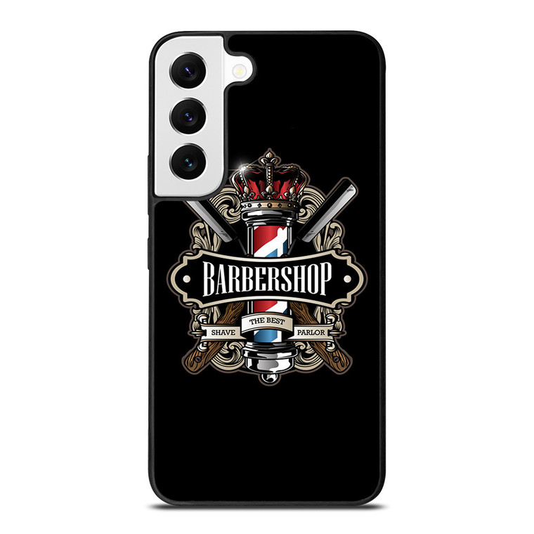 BARBERSHOP POLE HAIR CUT LOGO Samsung Galaxy S22 Case Cover BARBERSHOP POLE HAIR CUT LOGO Samsung Galaxy S22 Case Cover