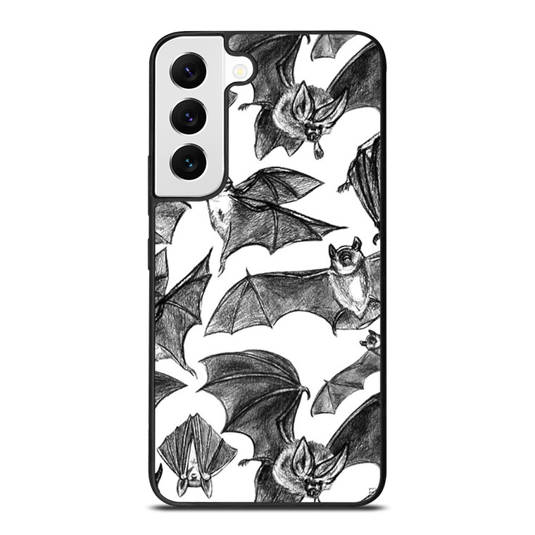 BAT HAND DRAWING PATTERN Samsung Galaxy S22 Case Cover