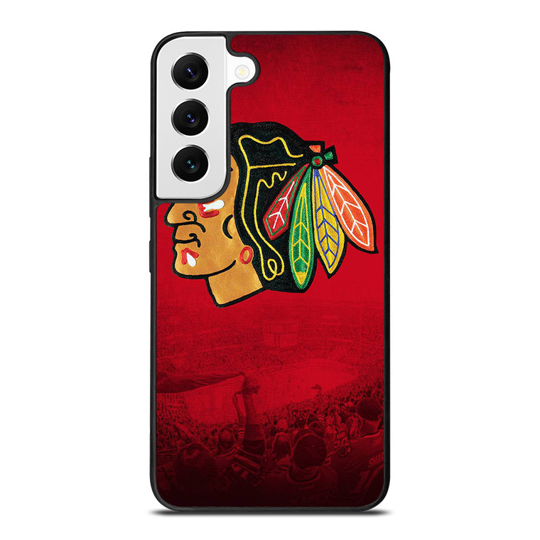 CHICAGO BLACKHAWKS NHL ICON Samsung Galaxy S22 Case Cover