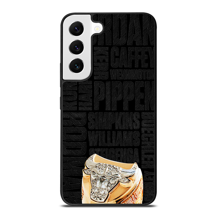 CHICAGO BULLS RING AND NAME Samsung Galaxy S22 Case Cover