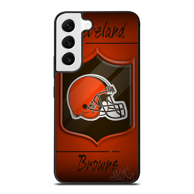 CLEVELAND BROWNS HELMET LOGO Samsung Galaxy S22 Case Cover