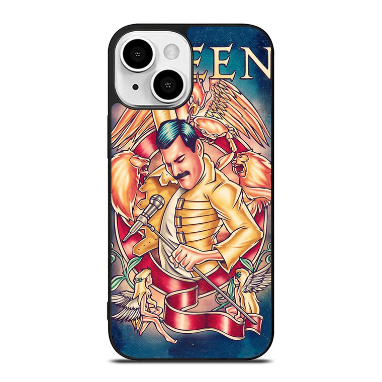 FREDDIE MERCURY QUEEN ART iPhone 13 Mini Case Cover
