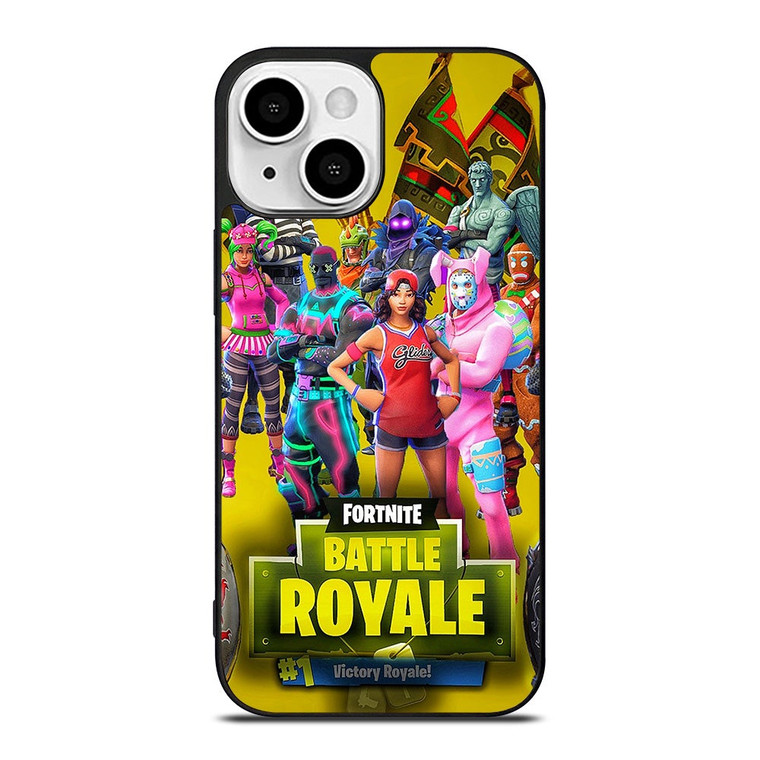 FORTNITE BATTLE ROYALE ALL CHARACTER iPhone 13 Mini Case Cover