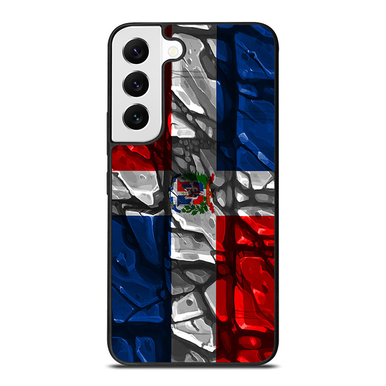 DOMINICAN REPUBLIC FLAG Samsung Galaxy S22 Case Cover DOMINICAN REPUBLIC FLAG Samsung Galaxy S22 Case Cover