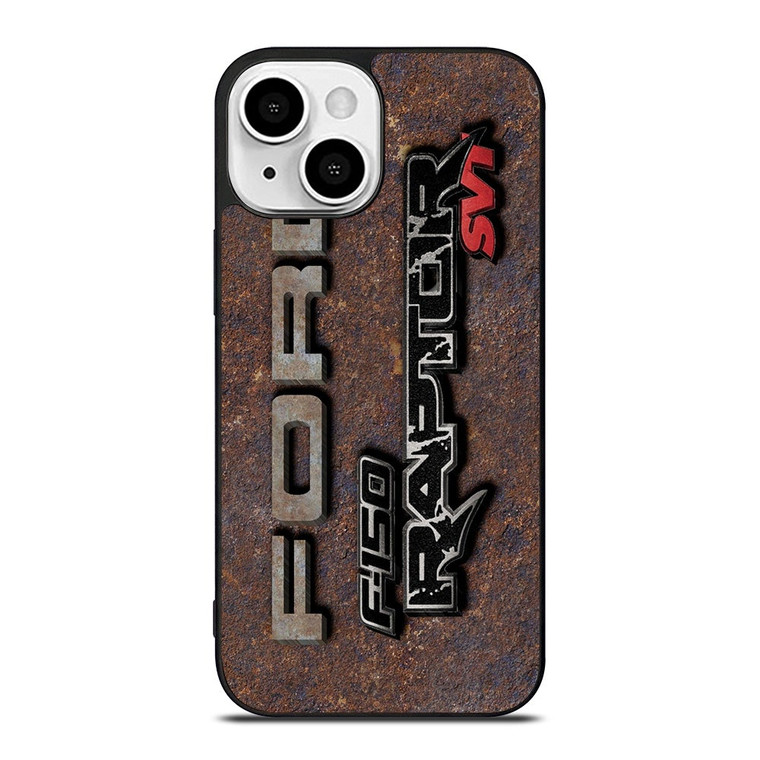 FORD RAPTOR METAL LOGO iPhone 13 Mini Case Cover