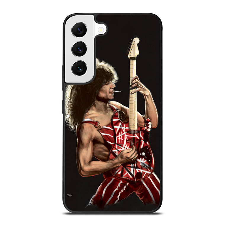 EDDIE VAN HALEN AND GUITAR Samsung Galaxy S22 Case Cover