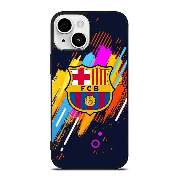 FC BARCELONA ART LOGO iPhone 13 Mini Case Cover