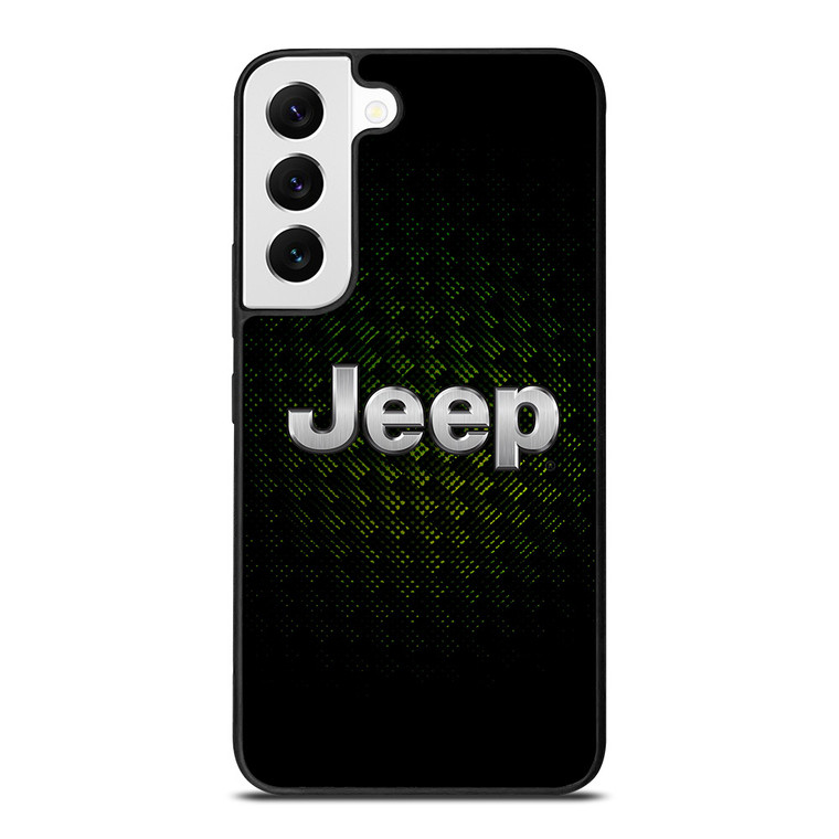 JEEP GREEN CARBON LOGO Samsung Galaxy S22 Case Cover