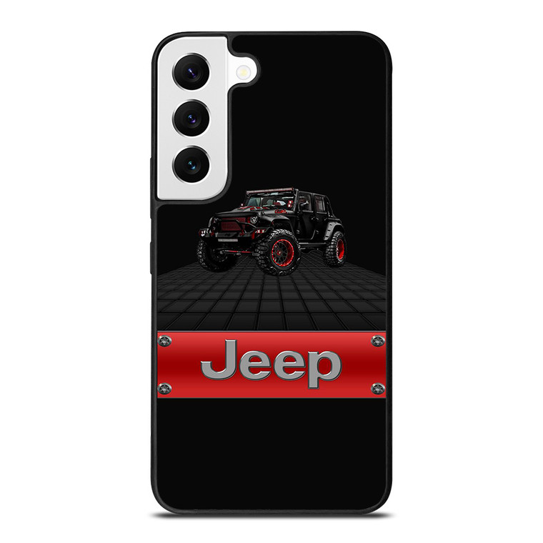 JEEP WRANGLER BLACK LOGO Samsung Galaxy S22 Case Cover