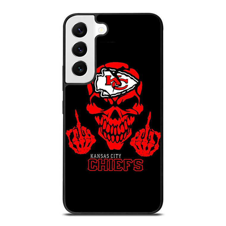 KANSAS CITY CHIEFS SKUL LOGO Samsung Galaxy S22 Case Cover
