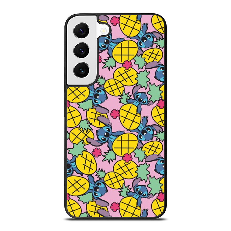 LILO AND STITCH PINEAPPLE PATTERN Samsung Galaxy S22 Case Cover