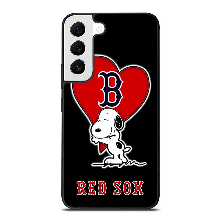 LOVE BOSTON RED SOX SNOOPY Samsung Galaxy S22 Case Cover