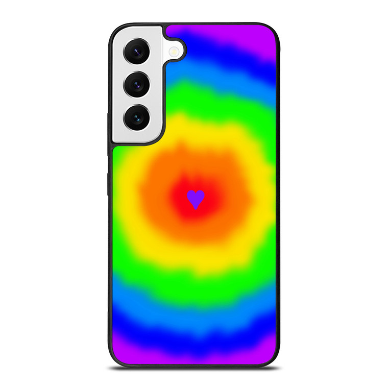 LOVE RAINBOW TIE DYE PATTERN Samsung Galaxy S22 Case Cover LOVE RAINBOW TIE DYE PATTERN Samsung Galaxy S22 Case Cover