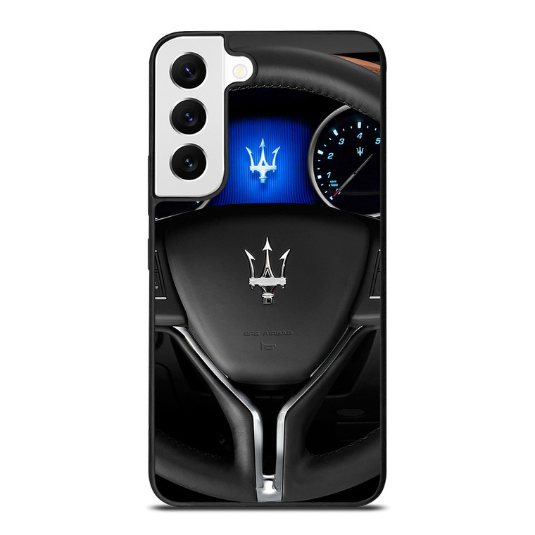 MASERATI STEERING WHEEL LOGO Samsung Galaxy S22 Case Cover