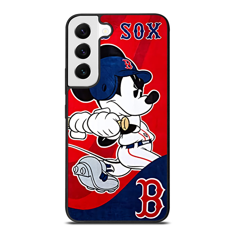 MICKEY MOUSE BOSTON RED SOX Samsung Galaxy S22 Case Cover