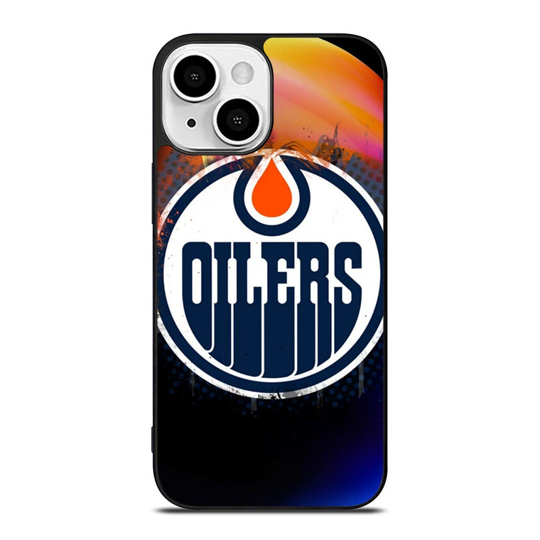 EDMONTON OILERS FIRE LOGO iPhone 13 Mini Case Cover