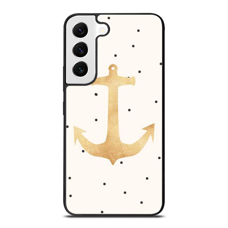 NAUTICAL ANCHOR POLKADOT Samsung Galaxy S22 Case Cover