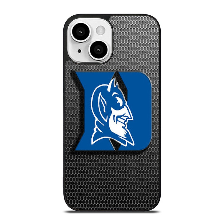 DUKE BLUE DEVILS METAL LOGO iPhone 13 Mini Case Cover