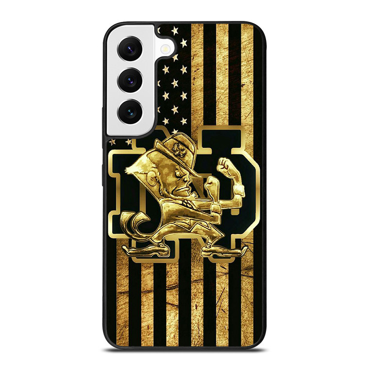 NOTRE DAME FIGHTING IRISH GOLD Samsung Galaxy S22 Case Cover