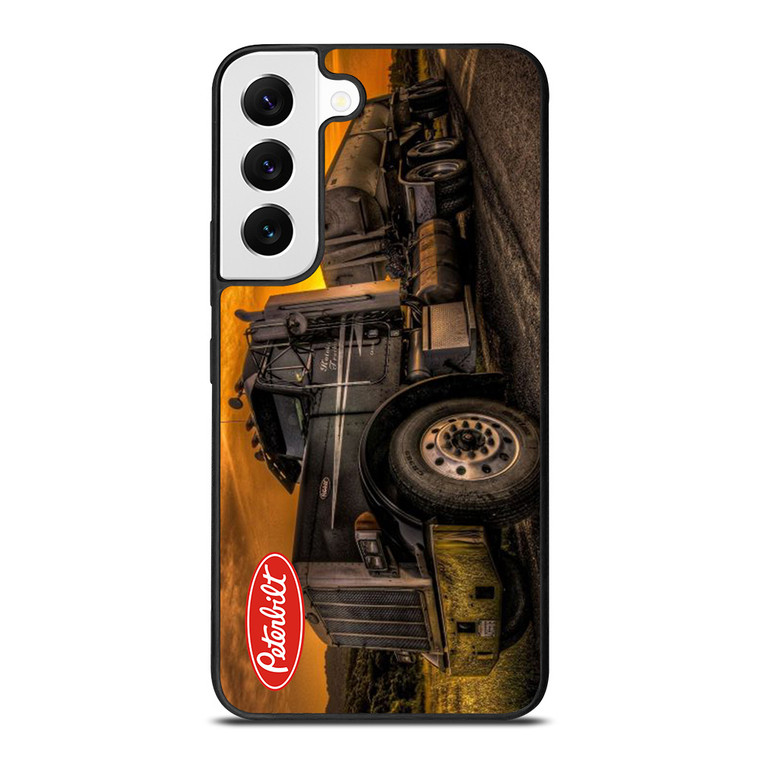 PETERBILT TRUCK BLACK Samsung Galaxy S22 Case Cover