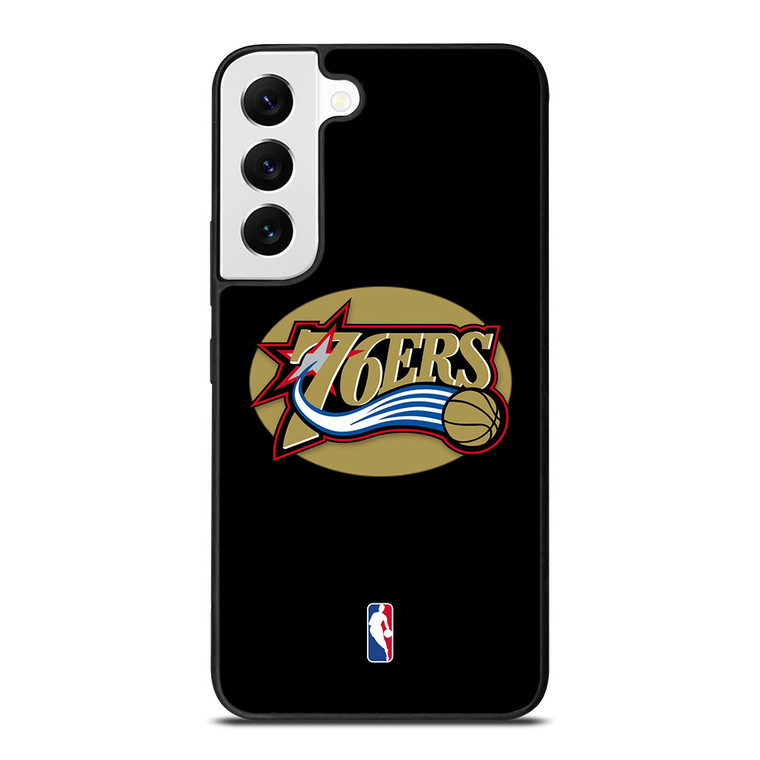 PHILADELPHIA 76ERS NBA GOLD LOGO Samsung Galaxy S22 Case Cover