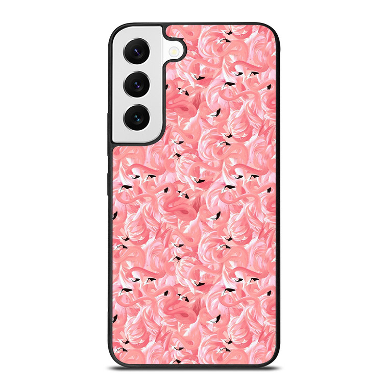 PINK FLAMINGO PATTERN Samsung Galaxy S22 Case Cover