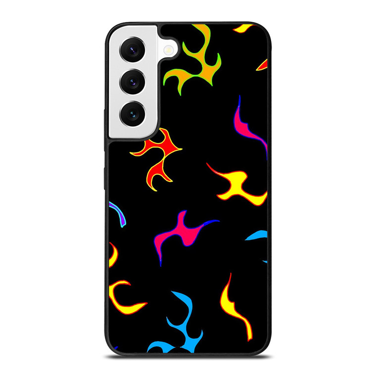PLAYFUL FIRE PATTERN Samsung Galaxy S22 Case Cover