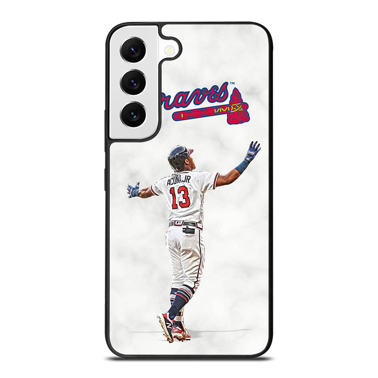RONALD ACUNA JR MARBLE ATLANTA BRAVES Samsung Galaxy S22 Case Cover