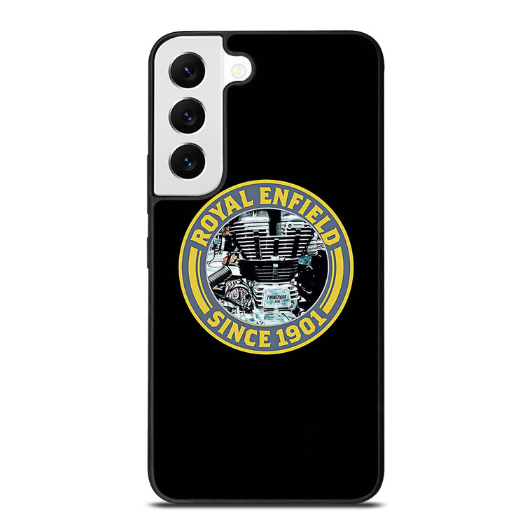 ROYAL ENFIELD ENGINE BADGE Samsung Galaxy S22 Case Cover ROYAL ENFIELD ENGINE BADGE Samsung Galaxy S22 Case Cover