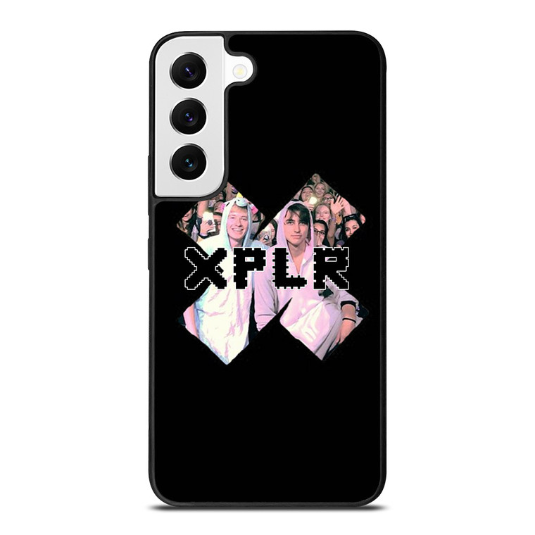 SAM AND COLBY XPLR LOGO Samsung Galaxy S22 Case Cover