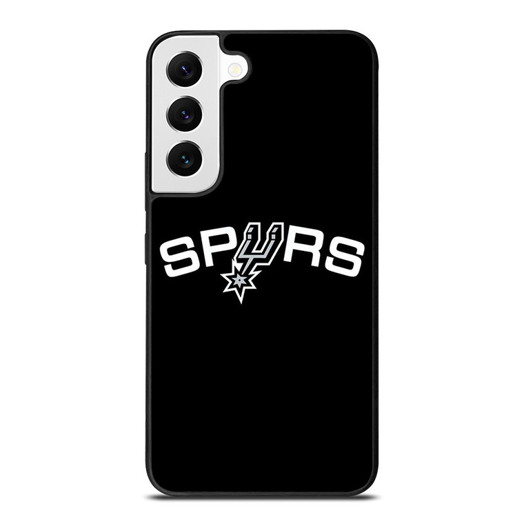SAN ANTONIO SPURS LOGO BLACK Samsung Galaxy S22 Case Cover