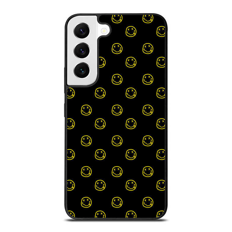SMILEY FACE NIRVANA PATTERN Samsung Galaxy S22 Case Cover