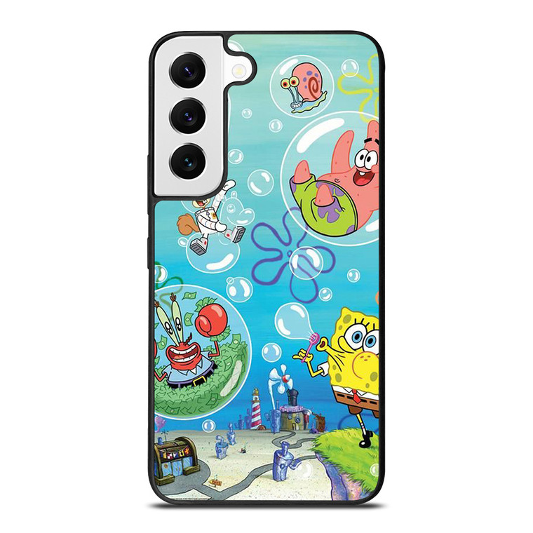 SPONGEBOB AND FRIENDS BUBBLES Samsung Galaxy S22 Case Cover