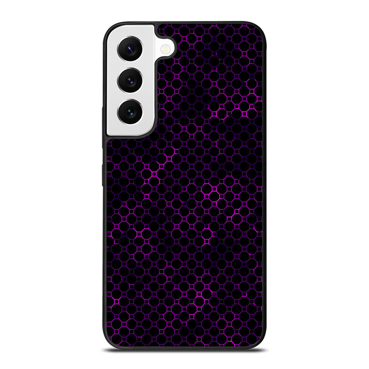 STYLISH HEXAGONAL VIOLET PATTERN Samsung Galaxy S22 Case Cover