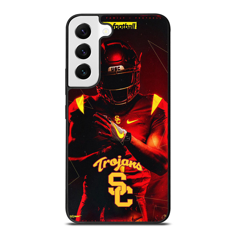 USC FOOTBALL TROJANS LOGO Samsung Galaxy S22 Case Cover
