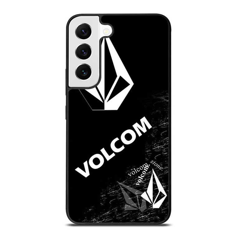 VOLCOM BLACK LOGO Samsung Galaxy S22 Case Cover