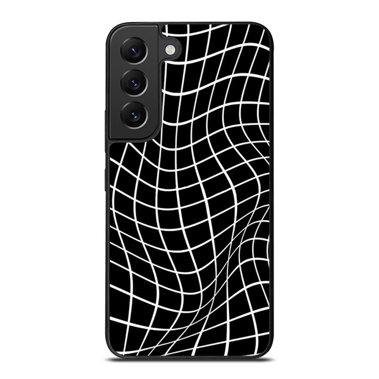 AESTHETIC WAVY GRID PATTERN Samsung Galaxy S22 Plus Case Cover AESTHETIC WAVY GRID PATTERN Samsung Galaxy S22 Plus Case Cover