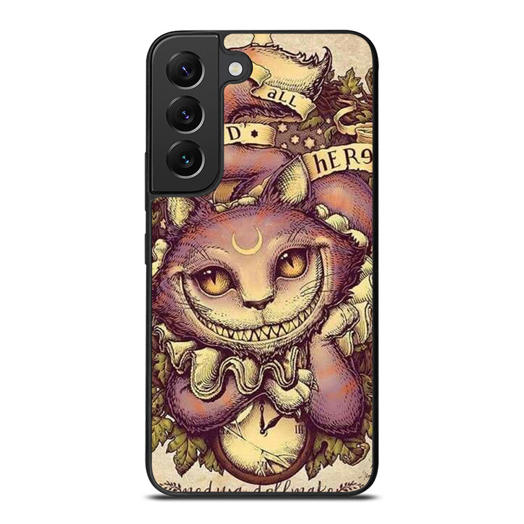 ALICE IN WONDERLAND CHESHIRE CAT ART Samsung Galaxy S22 Plus Case Cover