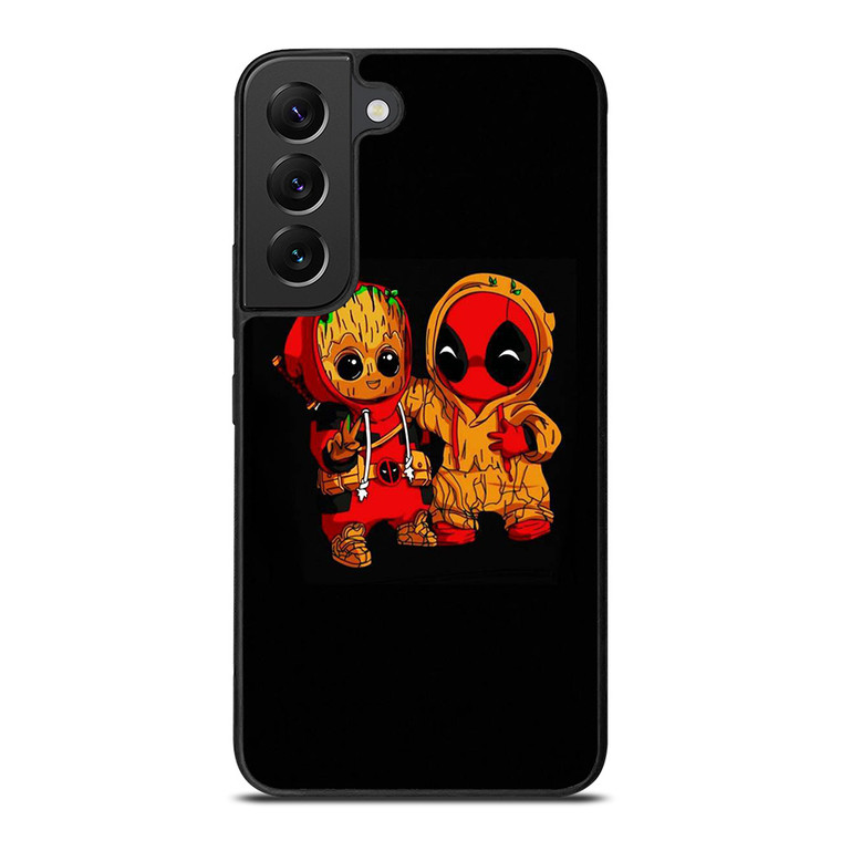 BABY DEADPOOL AND GROOOT Samsung Galaxy S22 Plus Case Cover