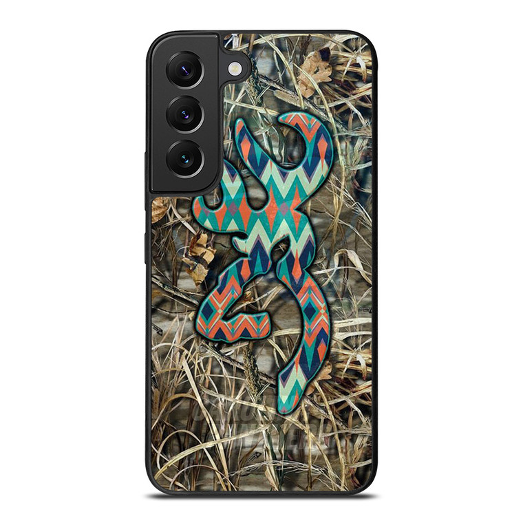 CAMO BROWNING LOGO Samsung Galaxy S22 Plus Case Cover