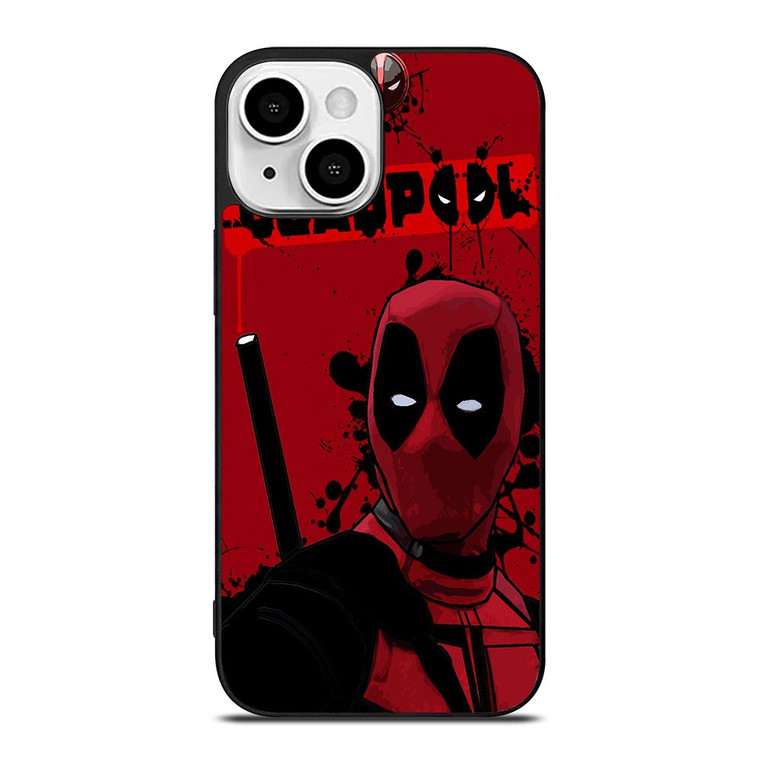 DEADPOOL ART ANTI HERO MARVEL iPhone 13 Mini Case Cover