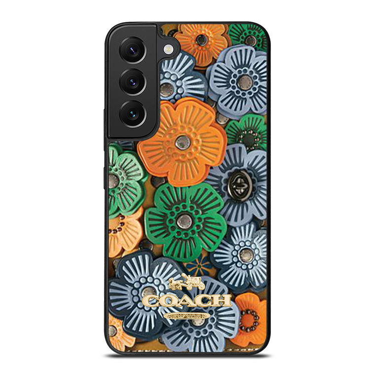 COACH NEW YORK TEA ROSE Samsung Galaxy S22 Plus Case Cover