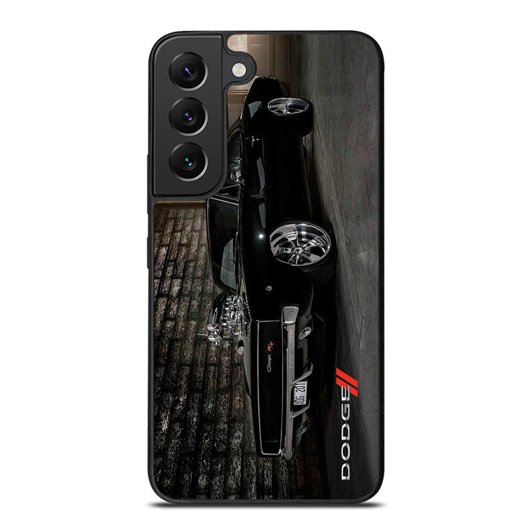 DODGE CHARGER BLACK CAR Samsung Galaxy S22 Plus Case Cover